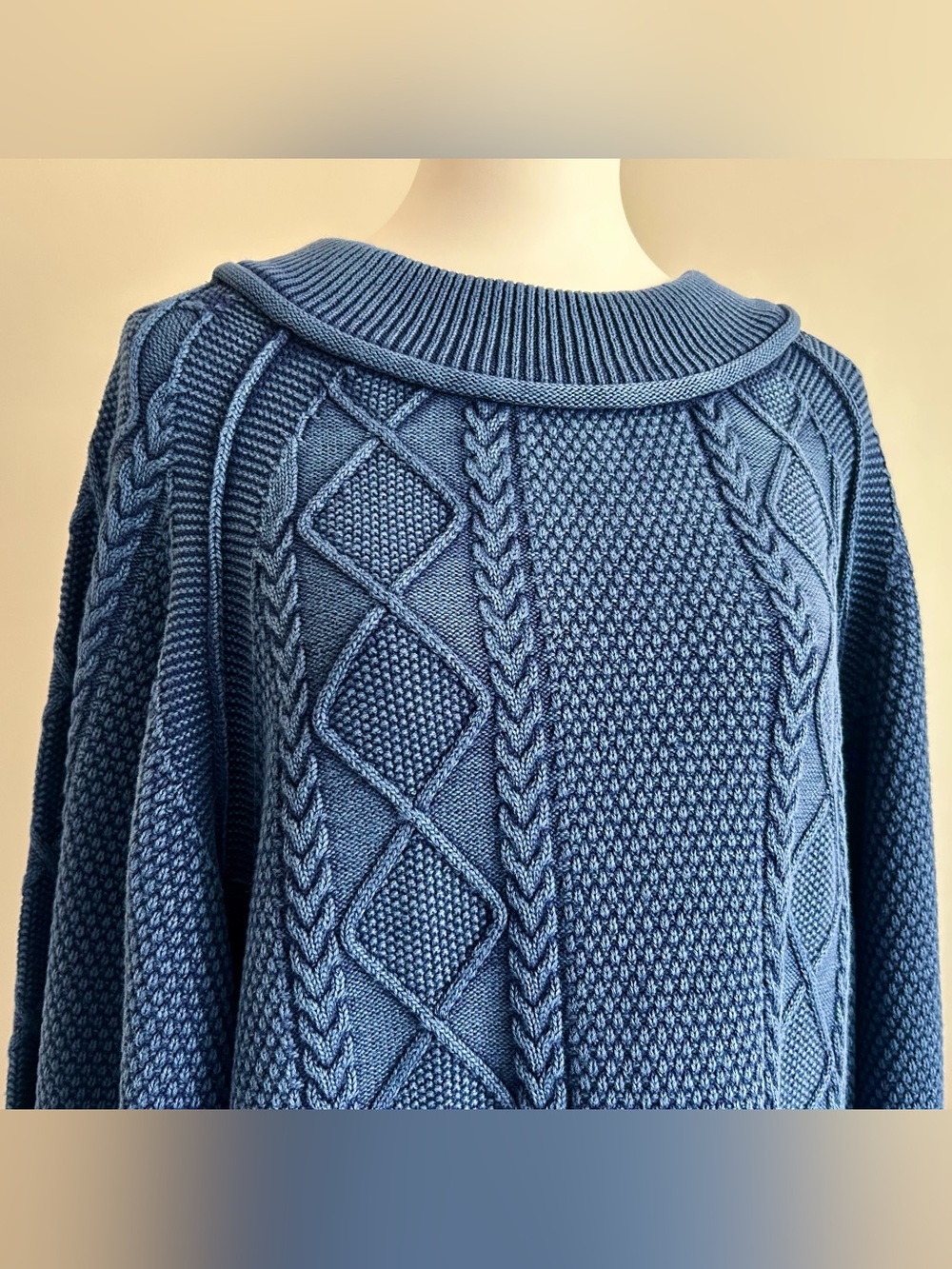 NWT- We The Free by Free People “All the Feels” Cable-Knit Sweater - Picture 8 of 10
